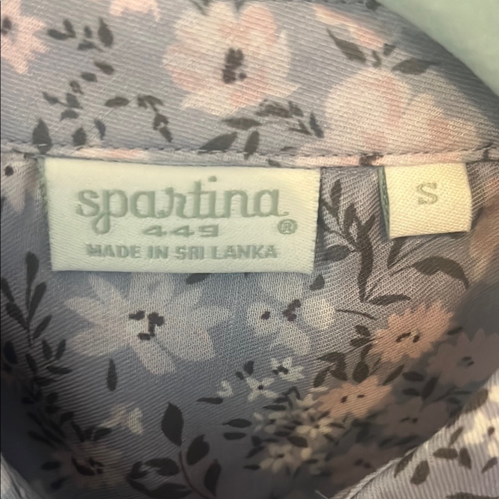 Spartina 449 Pastel Floral Blouse - Picture 2 of 8